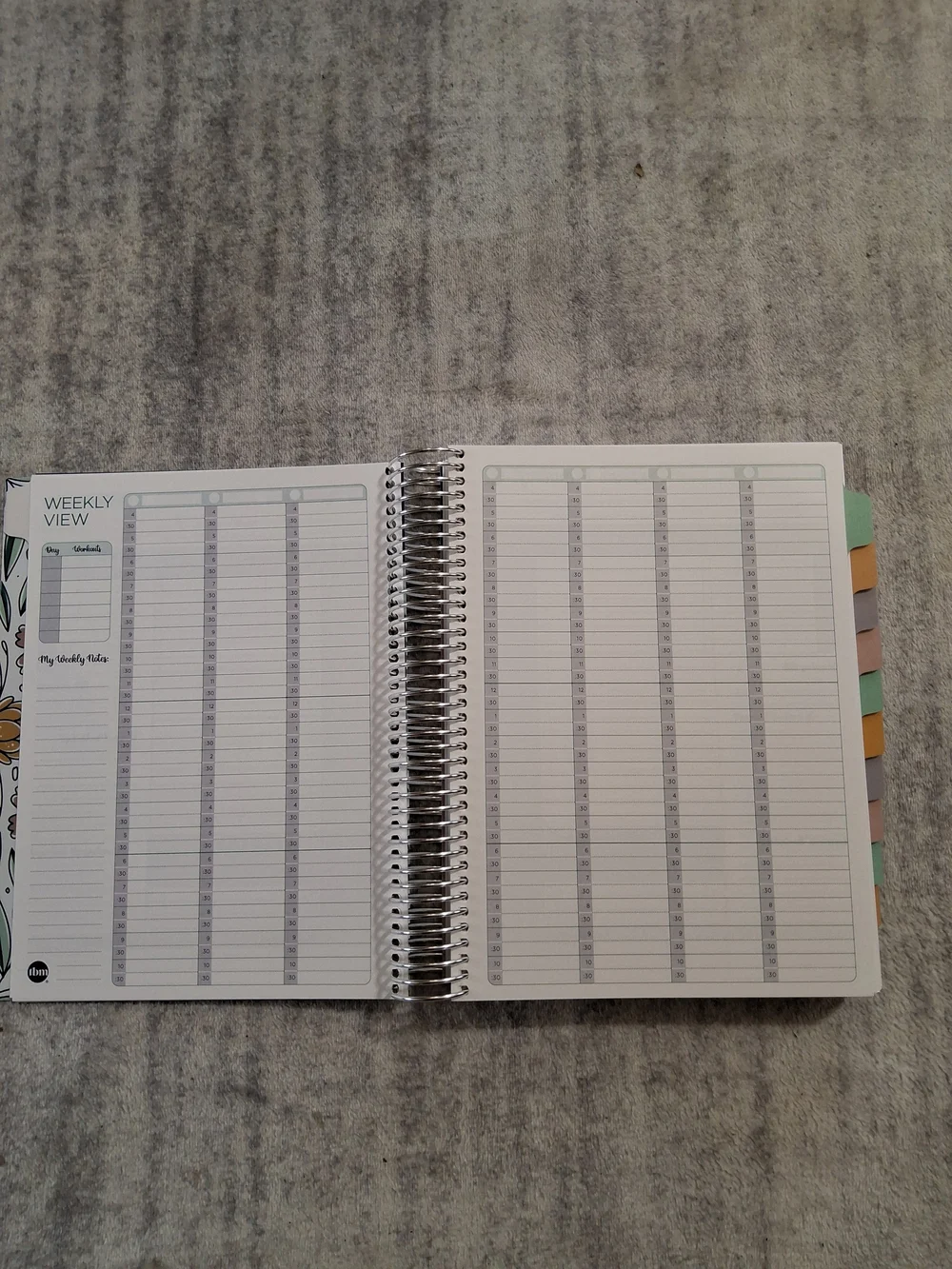 FULL SIZE  Live Rich Planner - Happy Floral UNDATED The Budget Mom NWT